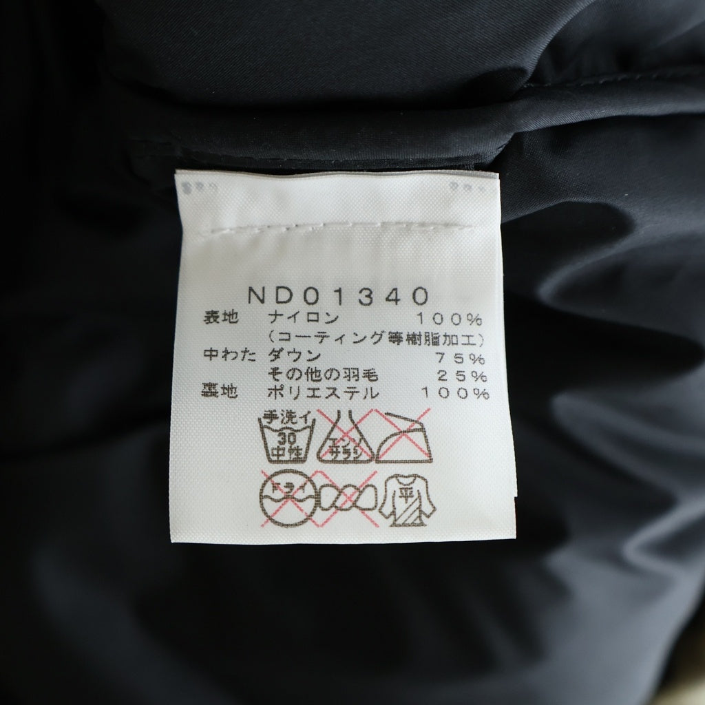 THE NORTH FACE(ザノースフェイス) 13AW ×SUPREME Fur Print Nuptse Jacket ヌプシジャケット ダウンジャケット ブラック/ブラウン ND01340