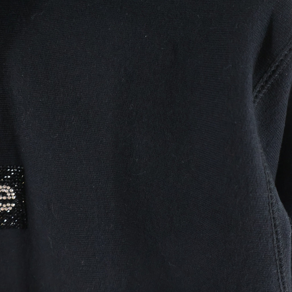 SUPREME(シュプリーム) 19SS ×Swarovski Box Logo Hooded Sweatshirt スワロフスキー ボックスロゴパーカー ブラック