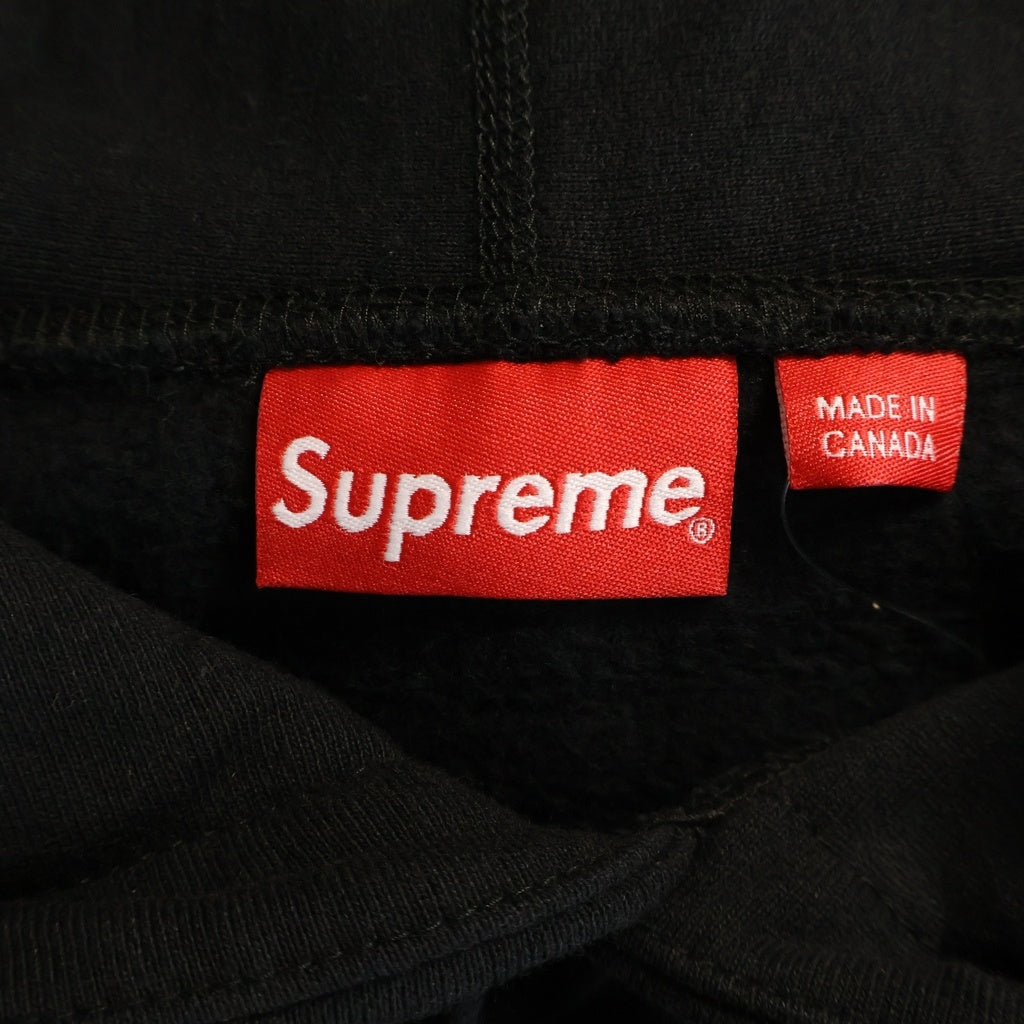 SUPREME(シュプリーム) 19SS ×Swarovski Box Logo Hooded Sweatshirt スワロフスキー ボックスロゴパーカー ブラック