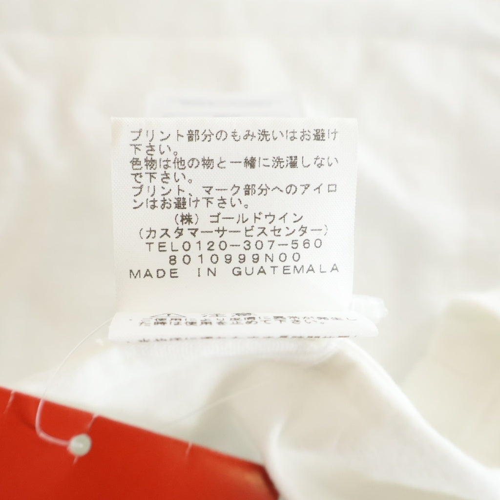 SUPREME(シュプリーム) 18SS ×THE NORTH FACE Metallic Logo Tee ザノースフェイス メタリックロゴプリント 半袖Tシャツカットソー ホワイト NT31808I