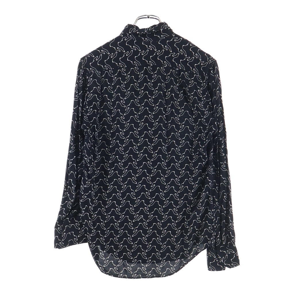 CELINE(セリーヌ) 23SS GHOST PRINT LONG SLEEVE SHIRT ゴーストプリントロングスリーブシャツ ブラック 2C813977R