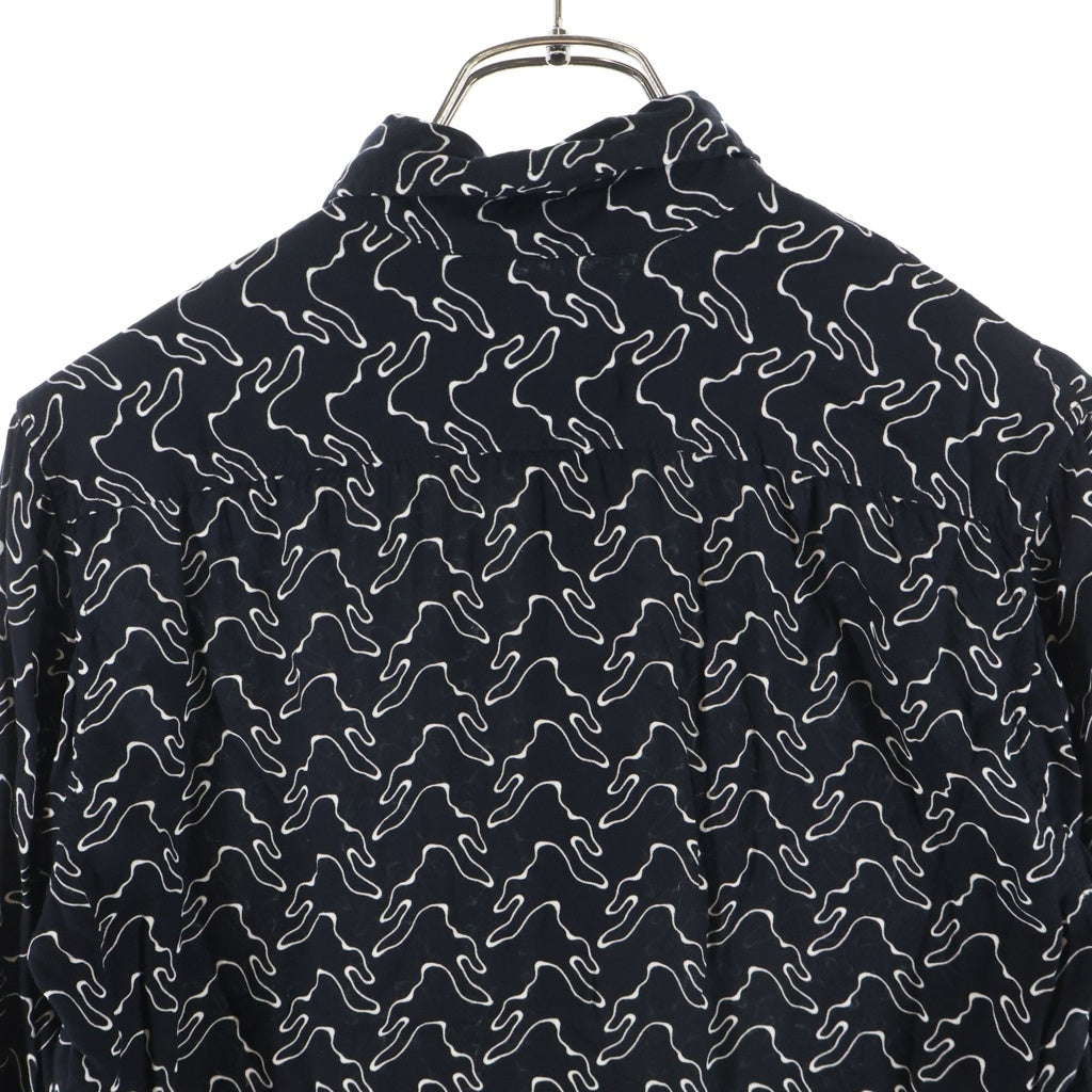 CELINE(セリーヌ) 23SS GHOST PRINT LONG SLEEVE SHIRT ゴーストプリントロングスリーブシャツ ブラック 2C813977R