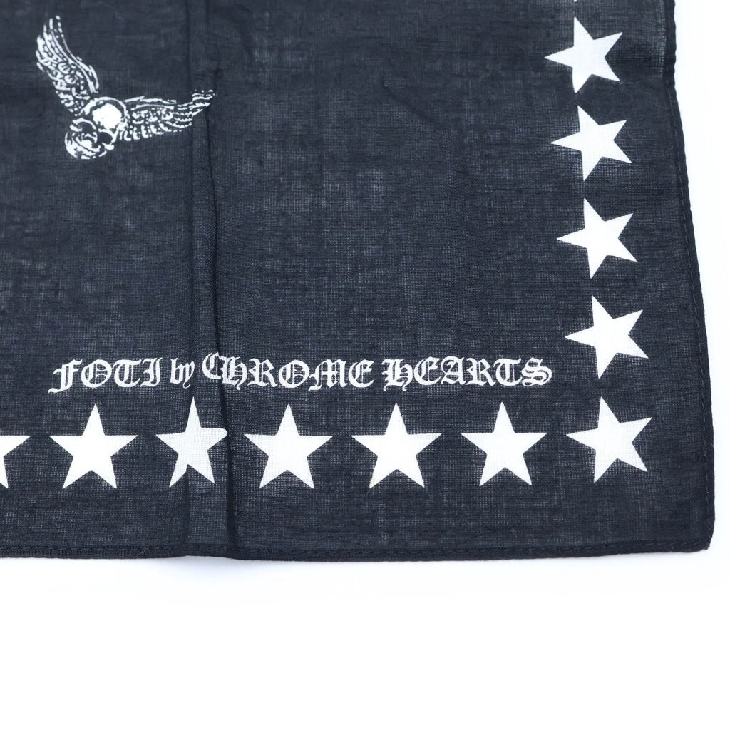 CHROME HEARTS(クロムハーツ) JOE FOTI ジョーイ フォティ バンダナ ブラック