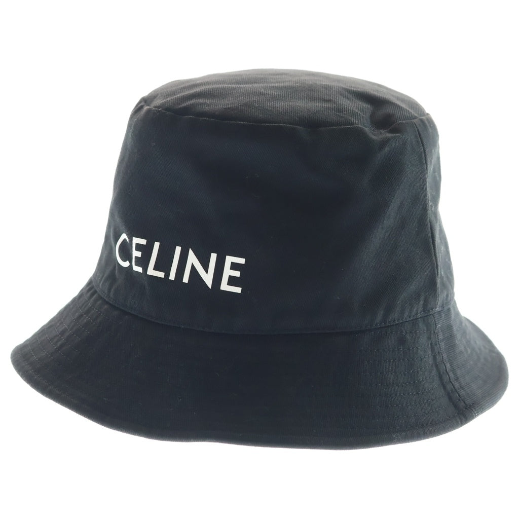 CELINE(セリーヌ) BUCEKT HAT ロゴプリント バケットハット ブラック 2AU5B968P レディース