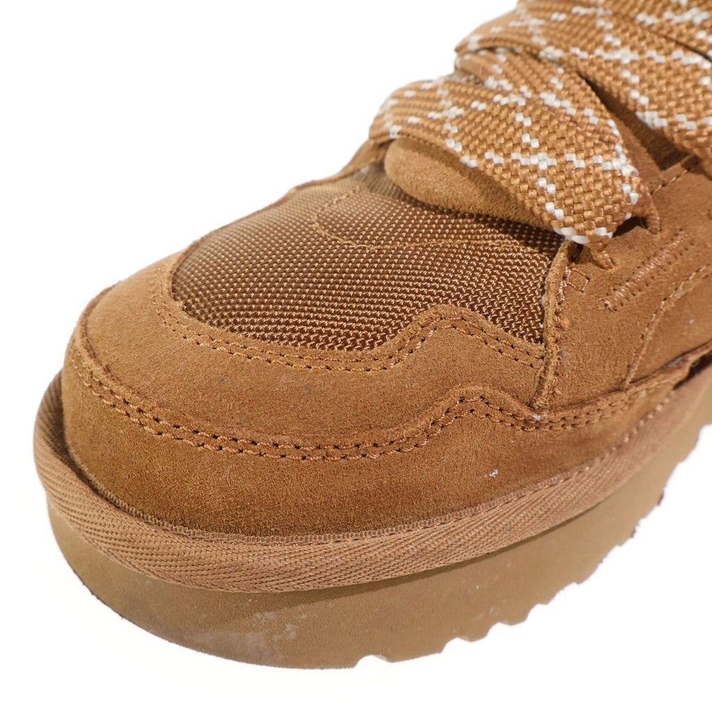 UGG(アグ) LOWMEL ローメル ラウンドレース ローカットスニーカー ブラウン US8/26cm 1170750