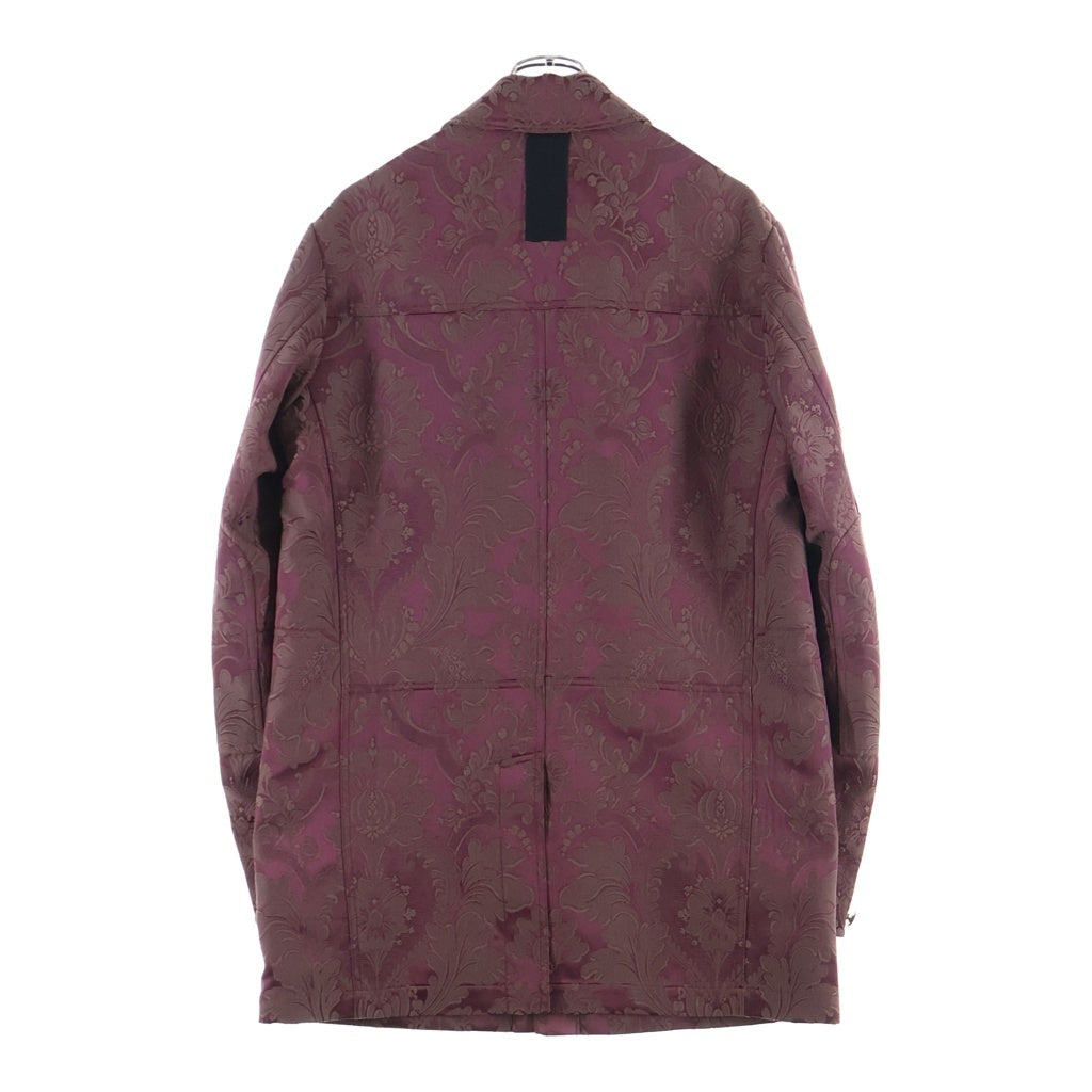 JUNYA WATANABE COMME des GARCONS(ジュンヤワタナベ コムデギャルソン) ×LEE 26SS W-NAME JACQUARD COAT ワークジャケット ジャガードブルゾン バーガンディー WQ-C005-051-1-3