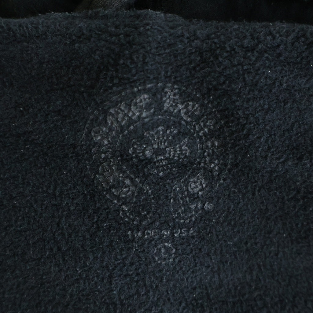 CHROME HEARTS(クロムハーツ) SWTSHRT HD ZIP HANGZHOU バックホースシュープリントジップパーカー ブラック