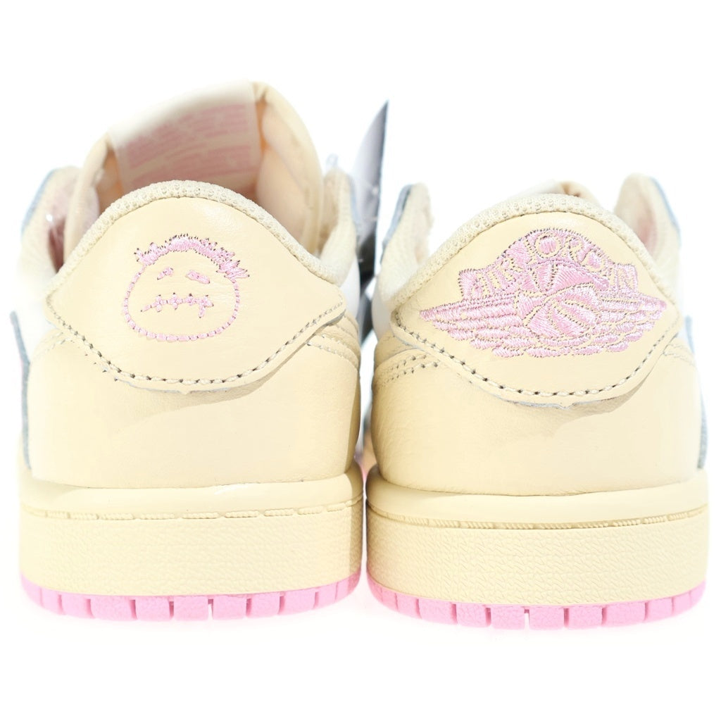 NIKE(ナイキ) xTRAVIS SCOTT AIR JORDAN 1 OG LOW PS トラヴィススコット エアジョーダン1 ローカットスニーカー ホワイト キッズ US1Y/20cm IQ7605100 レディース