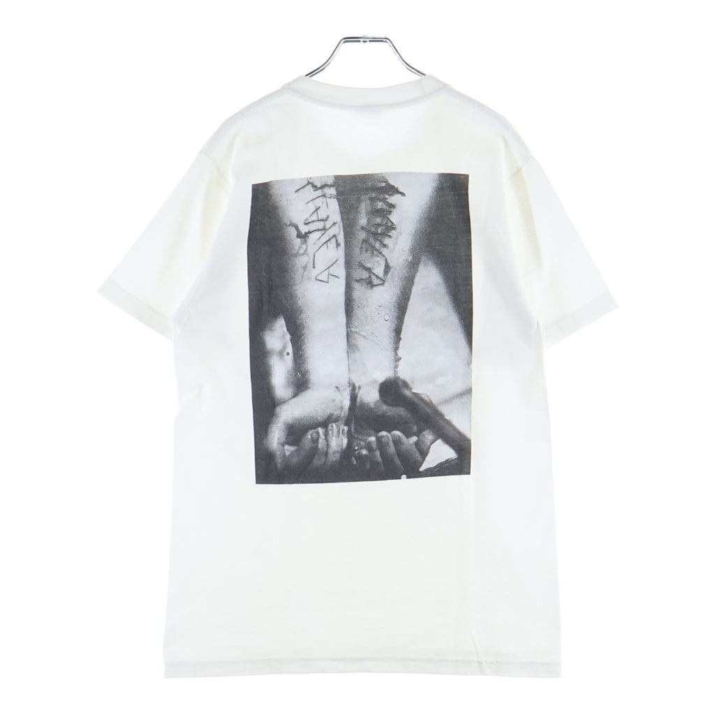 SUPREME(シュプリーム) ×Slayer Eagle T-Shirt スレイヤー 背面グラフィック半袖Tシャツ カットソー ホワイト