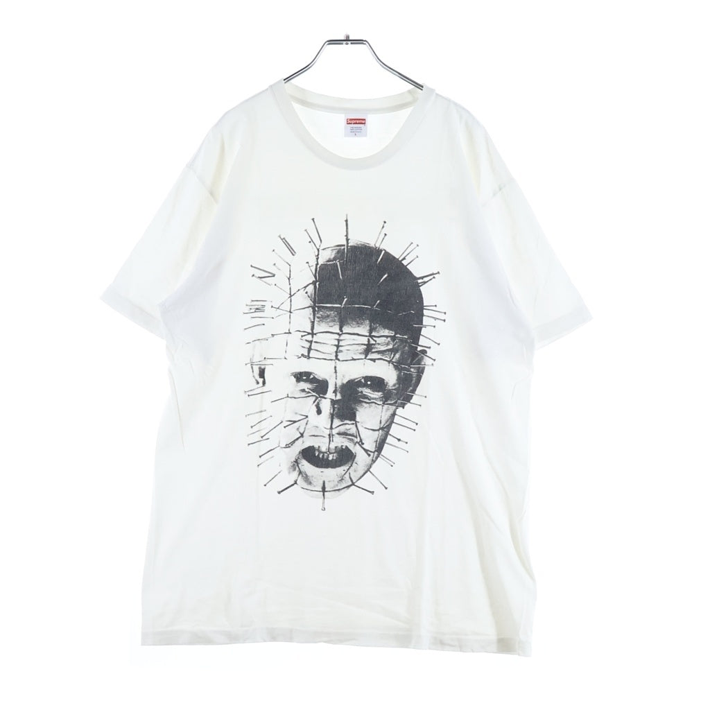SUPREME(シュプリーム) 18SS ×Hellraiser Pinhead Tee ヘルレイザー グラフィック半袖Tシャツ カットソー ホワイト