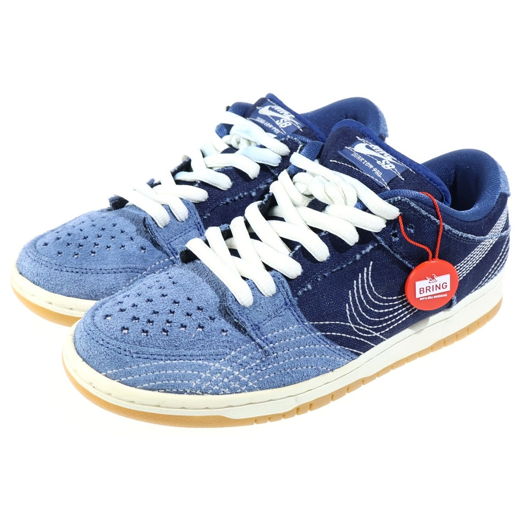 NIKE(ナイキ) DUNK LOW PRM SASHIKO ダンク 刺子 ローカットスニーカー ネイビー US8/26cm CV0316-400