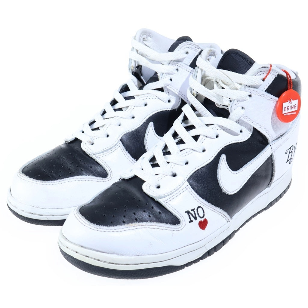 NIKE(ナイキ) ×SUPREME DUNK HIGH BY ANY MEANS シュプリーム ダンク バイ エニー ミーンズ ハイカットスニーカー ホワイト/ブラック DN3741-002