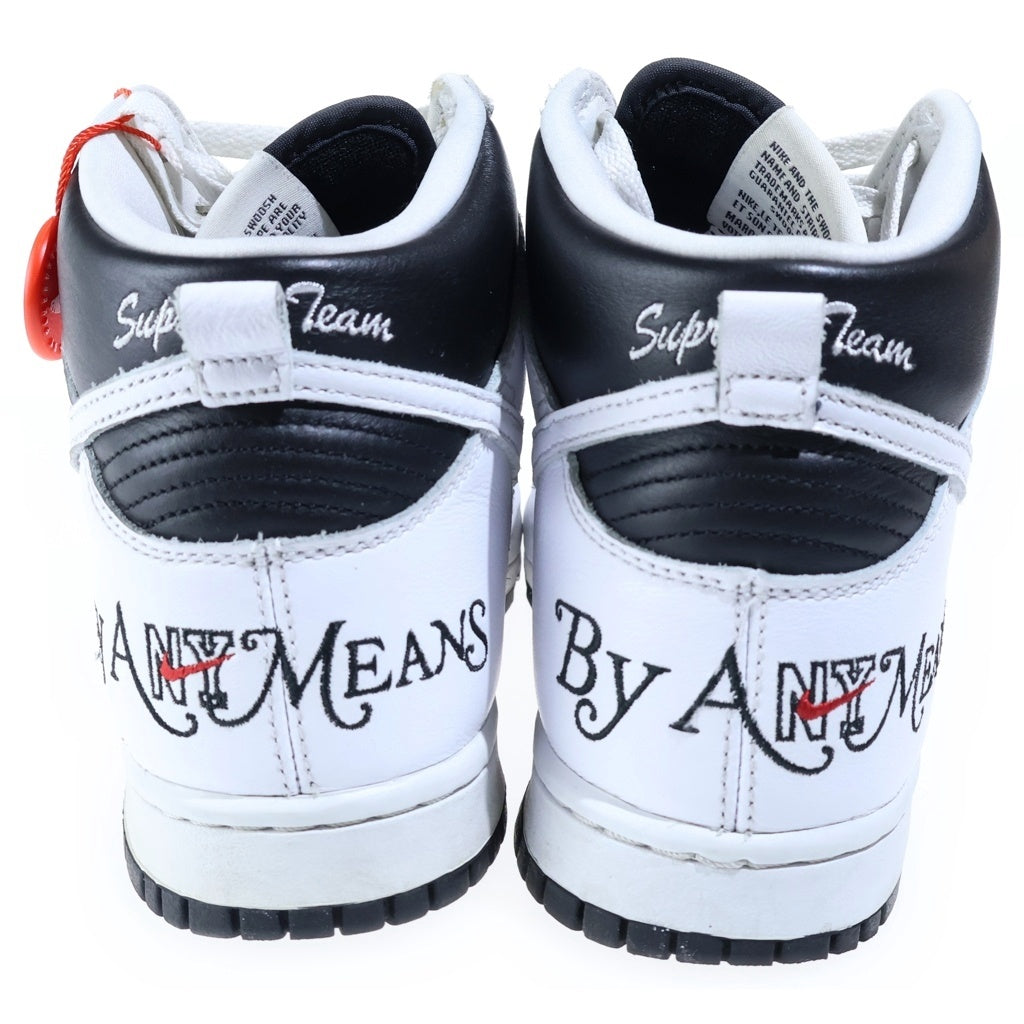 NIKE(ナイキ) ×SUPREME DUNK HIGH BY ANY MEANS シュプリーム ダンク バイ エニー ミーンズ ハイカットスニーカー ホワイト/ブラック DN3741-002