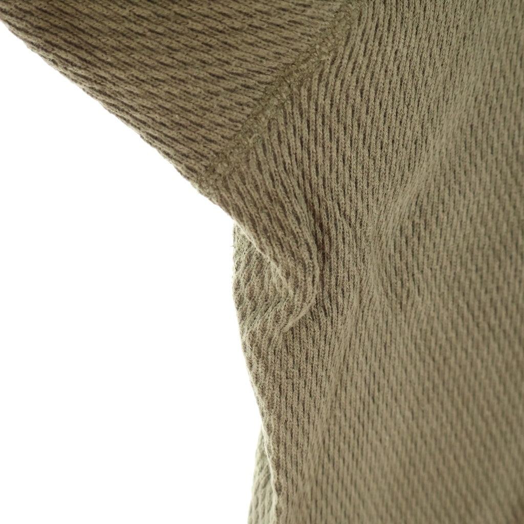 HUMAN MADE(ヒューマンメイド) HENLEY NECK SHIRT ヘンリーネックサーマル ロングスリーブ長袖Tシャツ オリーブ HM31CS020