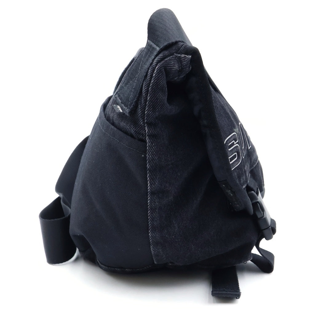 SUPREME(シュプリーム) 25AW Messenger Bag メッセンジャーデニムバック ショルダーバック ブラック B14FW25