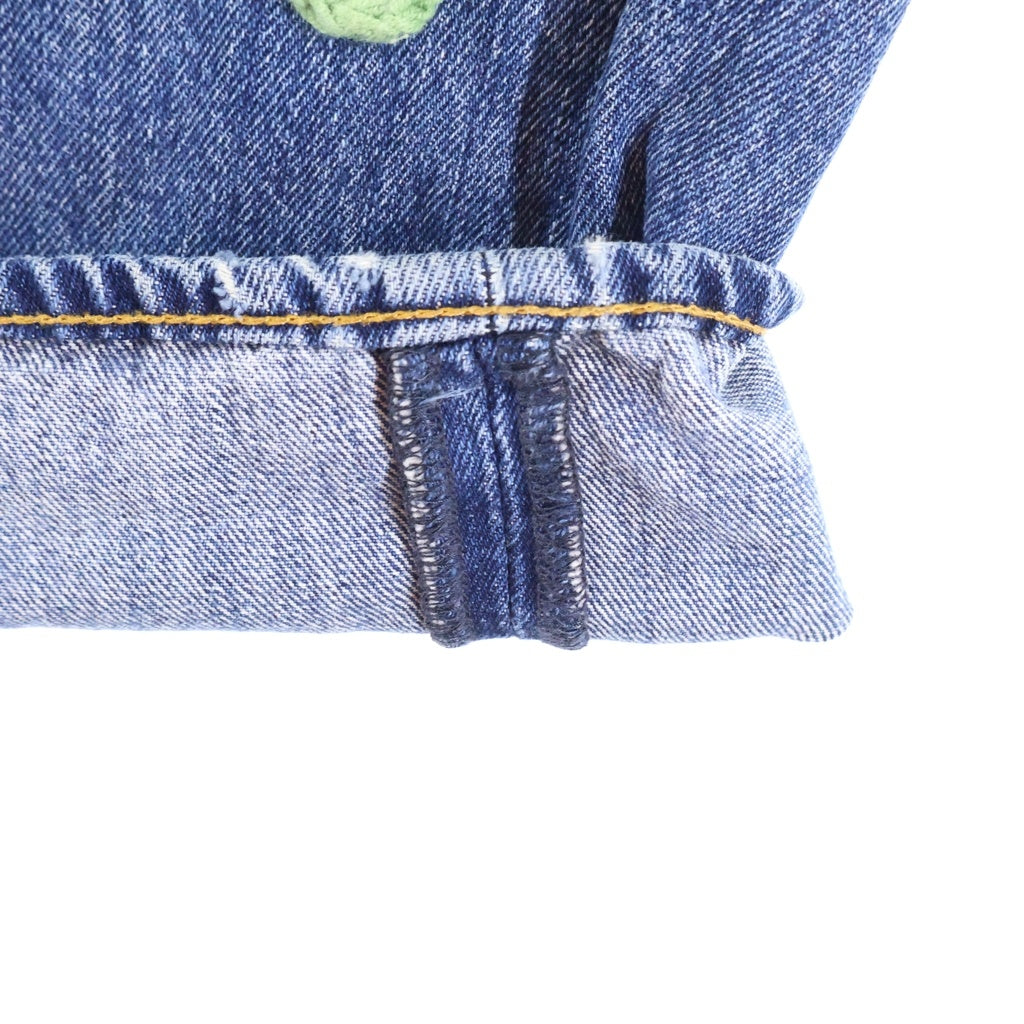 Levi's(リーバイス) ×YARN クロスパッチ ストレートデニム 501 インディゴ W36 L30