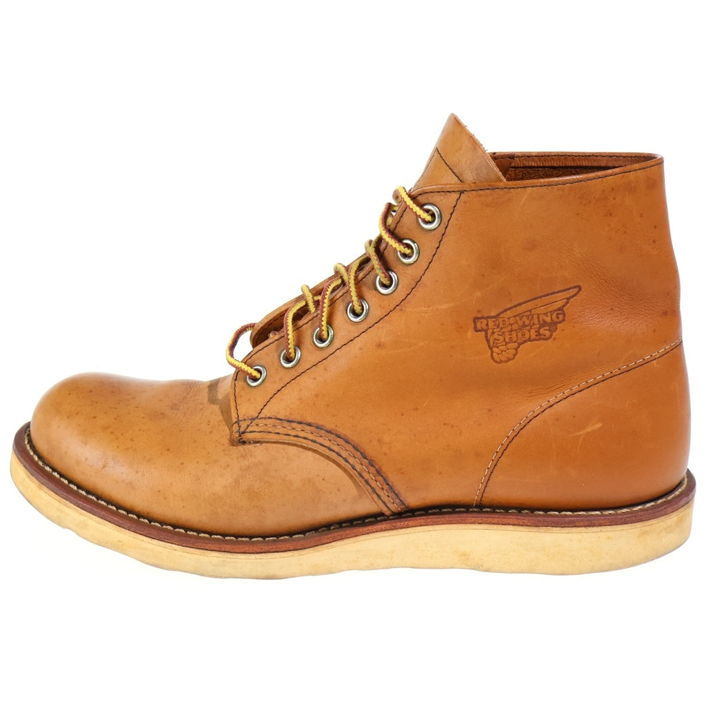 RED WING(レッド ウイング) クラシックラウンド レースアップブーツ レザーシューズ ブラウン 9107