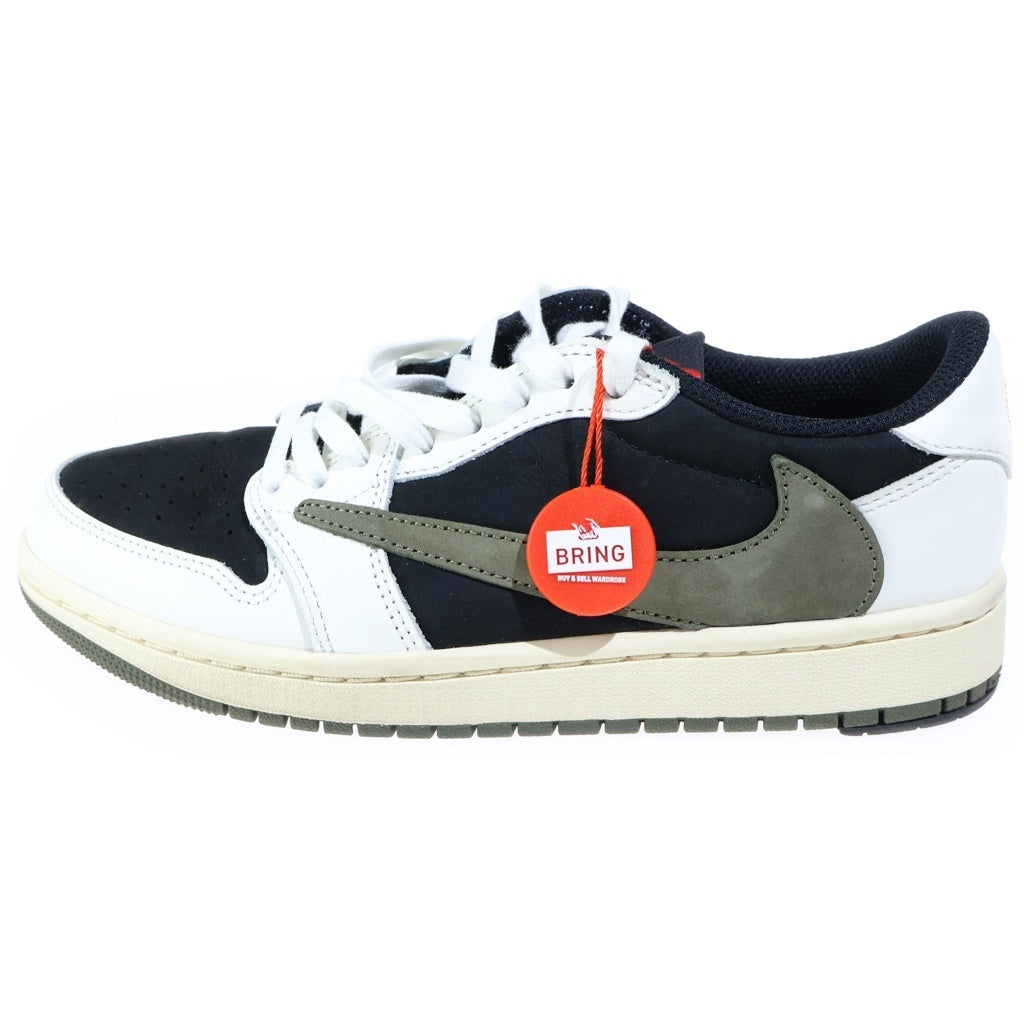 NIKE(ナイキ) ×TRAVIS SCOTT WMNS AIR JORDAN 1 LOW OG トラヴィススコット ウィメンズ エアジョーダン1 ローカットスニーカー マルチカラー US8/25cm DZ4137-106 レディース