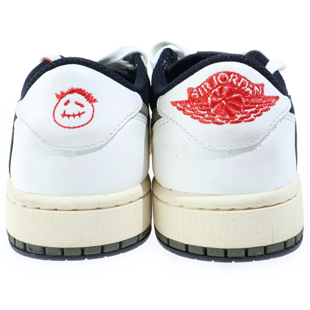 NIKE(ナイキ) ×TRAVIS SCOTT WMNS AIR JORDAN 1 LOW OG トラヴィススコット ウィメンズ エアジョーダン1 ローカットスニーカー マルチカラー US8/25cm DZ4137-106 レディース