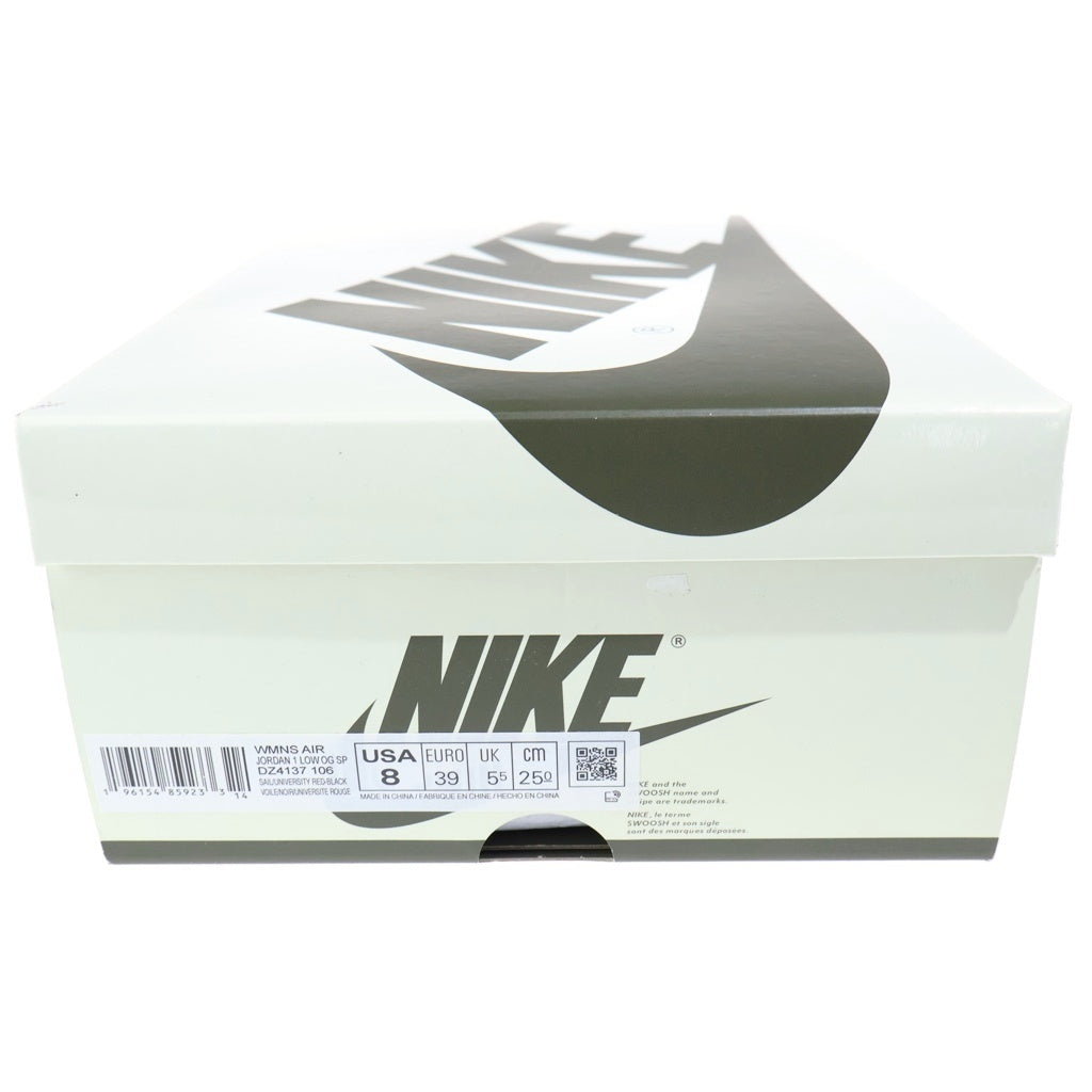 NIKE(ナイキ) ×TRAVIS SCOTT WMNS AIR JORDAN 1 LOW OG トラヴィススコット ウィメンズ エアジョーダン1 ローカットスニーカー マルチカラー US8/25cm DZ4137-106 レディース