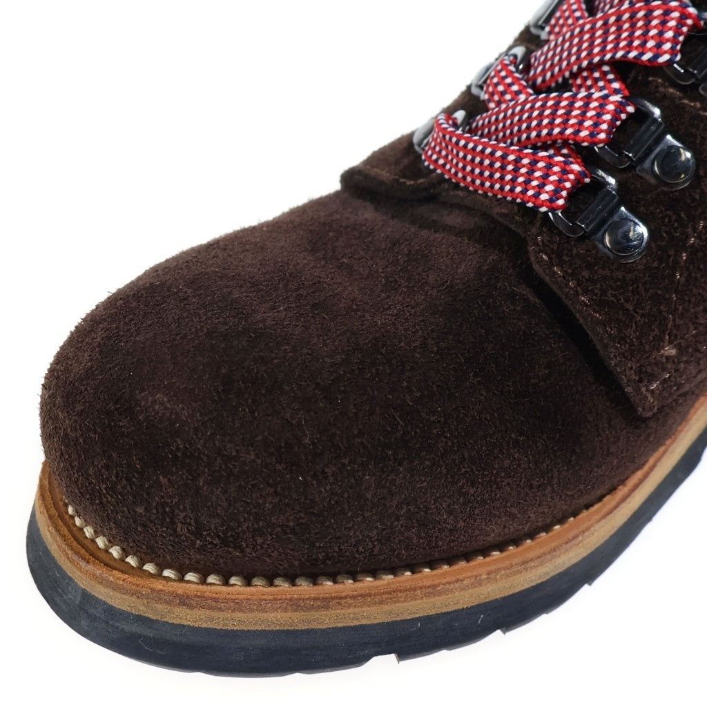 MONCLER(モンクレール) ×VISVIM ヴィズヴィム スウェード加工 マウンテンブーツ ブラウン