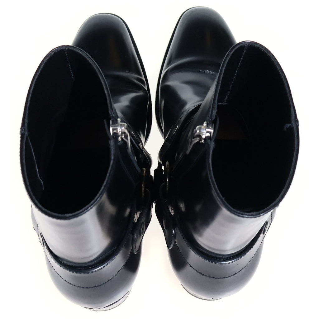 SAINT LAURENT PARIS(サンローランパリ) WYATT HARNESS BOOTS クラシック ワイアット ハーネスブーツ ブラック D1573070