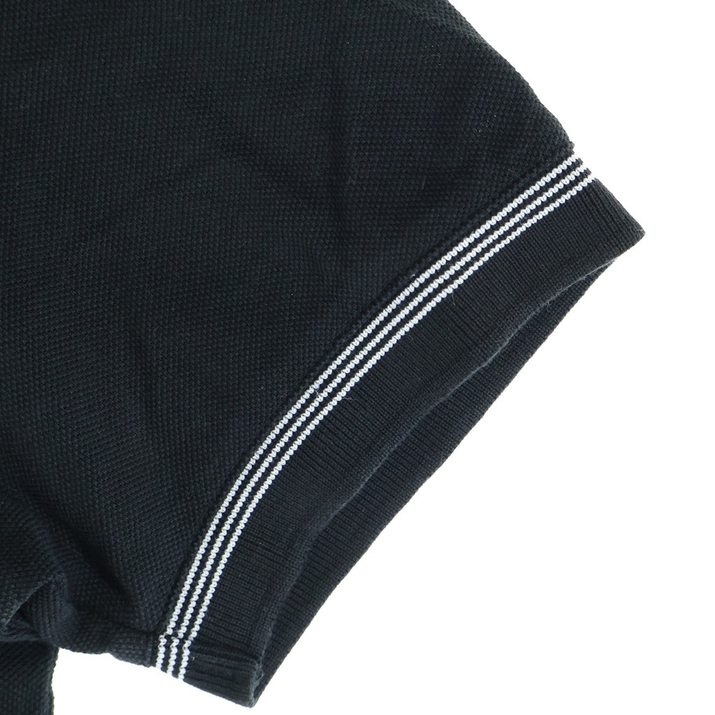 Dior HOMME(ディオールオム) BEE刺繍 鹿の子 半袖ポロシャツ ブラック 163IP802P124