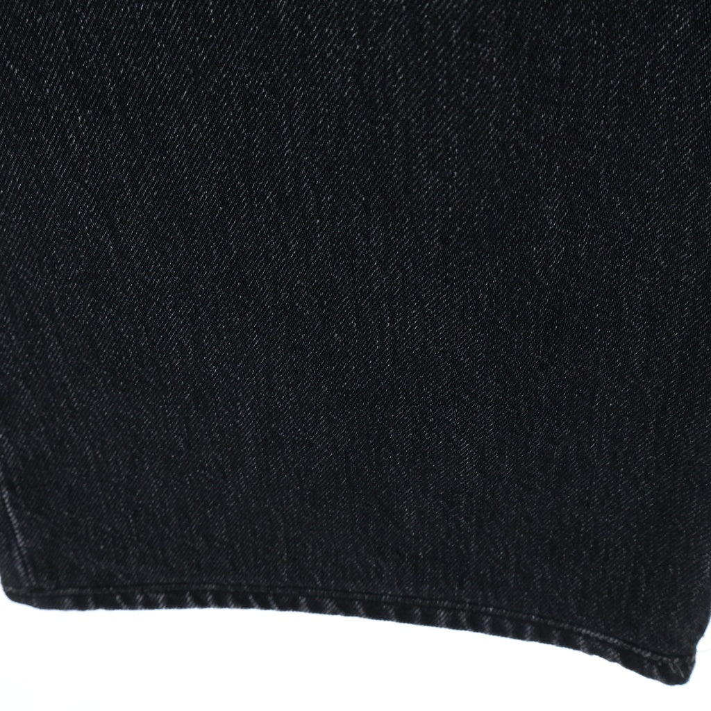 Acne Studios(アクネ ストゥディオズ) 2021M VINTAGE BLACK ワイドストレート デニムパンツ ブラック B00269
