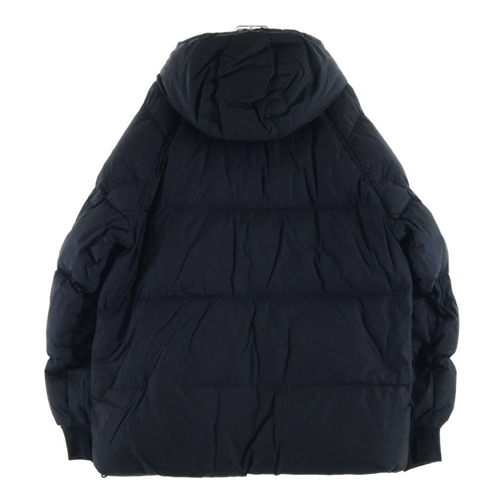STONE ISLAND(ストーンアイランド) GARMENT DYED CRINKLE REPS RECYCLED NYLON DOWN ガーメントダイナイロンレップスフーデッドダウンジャケット ブラック 791540723
