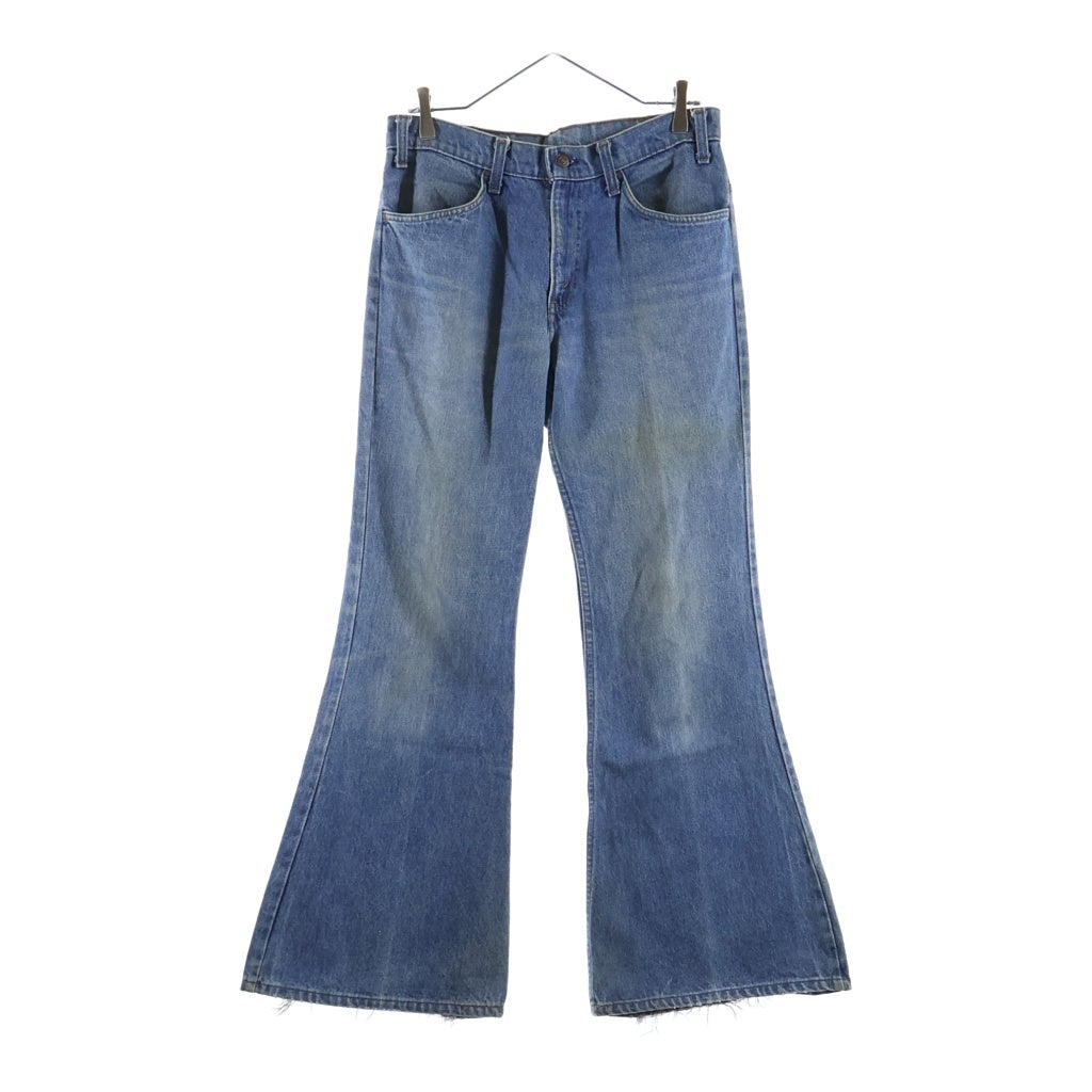 Levi's(リーバイス) 70s VINTAGE BIG BELL JEANS ボタン裏刻印 525 ジップフライ ブーツカットデニムパンツ ビッグベル インディゴ