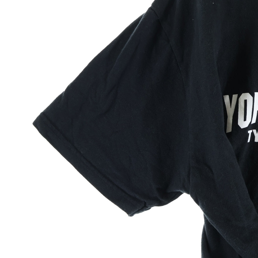 SUPREME(シュプリーム) 25AW ×Y's By Yohji Yamamoto Star Tee ヨウジヤマモト ロゴプリントコットン半袖Tシャツカットソー ブラック