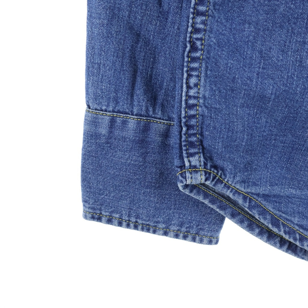 MASSES(マシス) 26AW DENIM SHIRT H.WASH ヴィンテージウォッシュ 長袖デニムウェスタンシャツ インディゴ 26A-DENIM-SHIRT-HW
