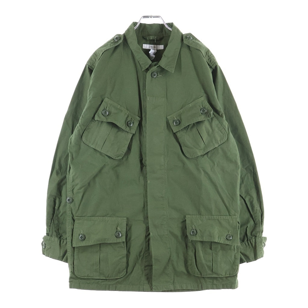 MASSES(マシス) 25SS FATIGUE JKT LONG ファティーグ コットンミリタリージャケット カーキ