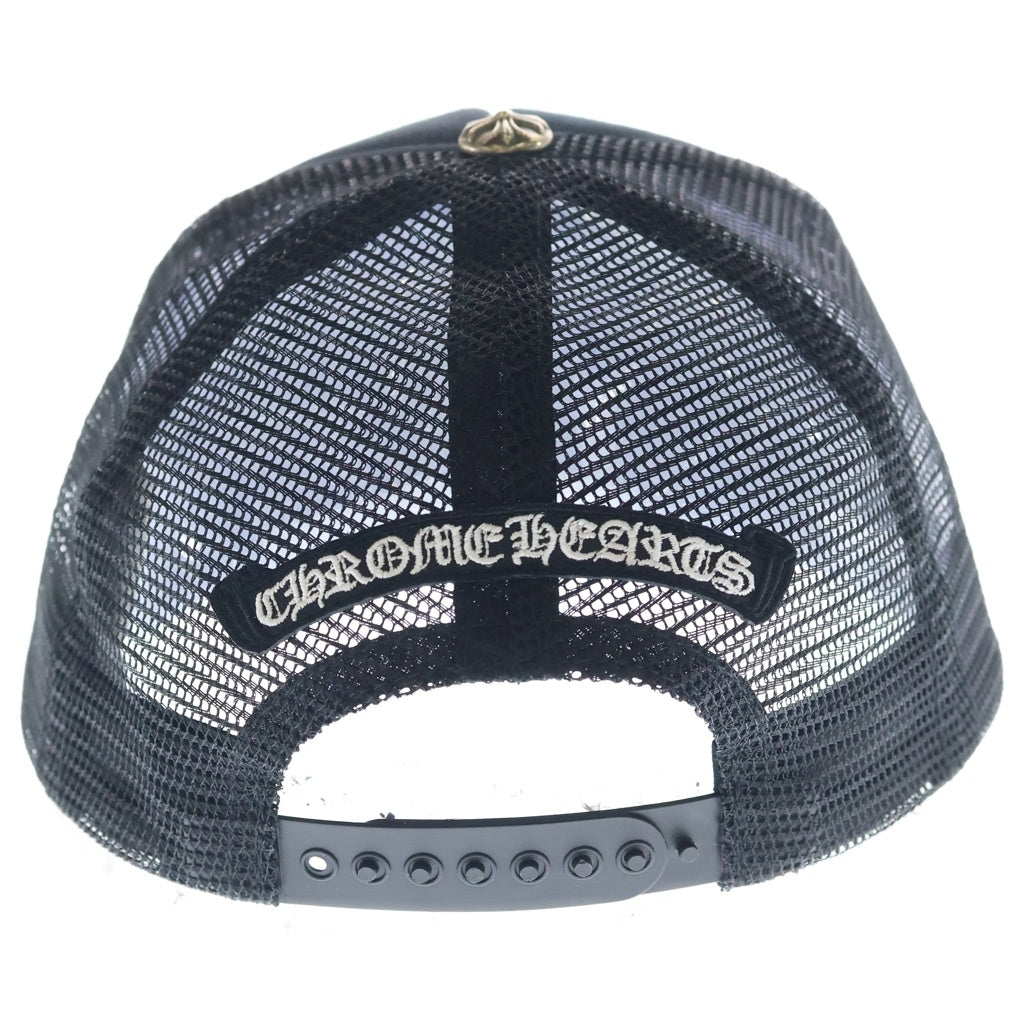 CHROME HEARTS(クロムハーツ) トリプルクロス3セメタリーパッチ トラッカーキャップ ブラック