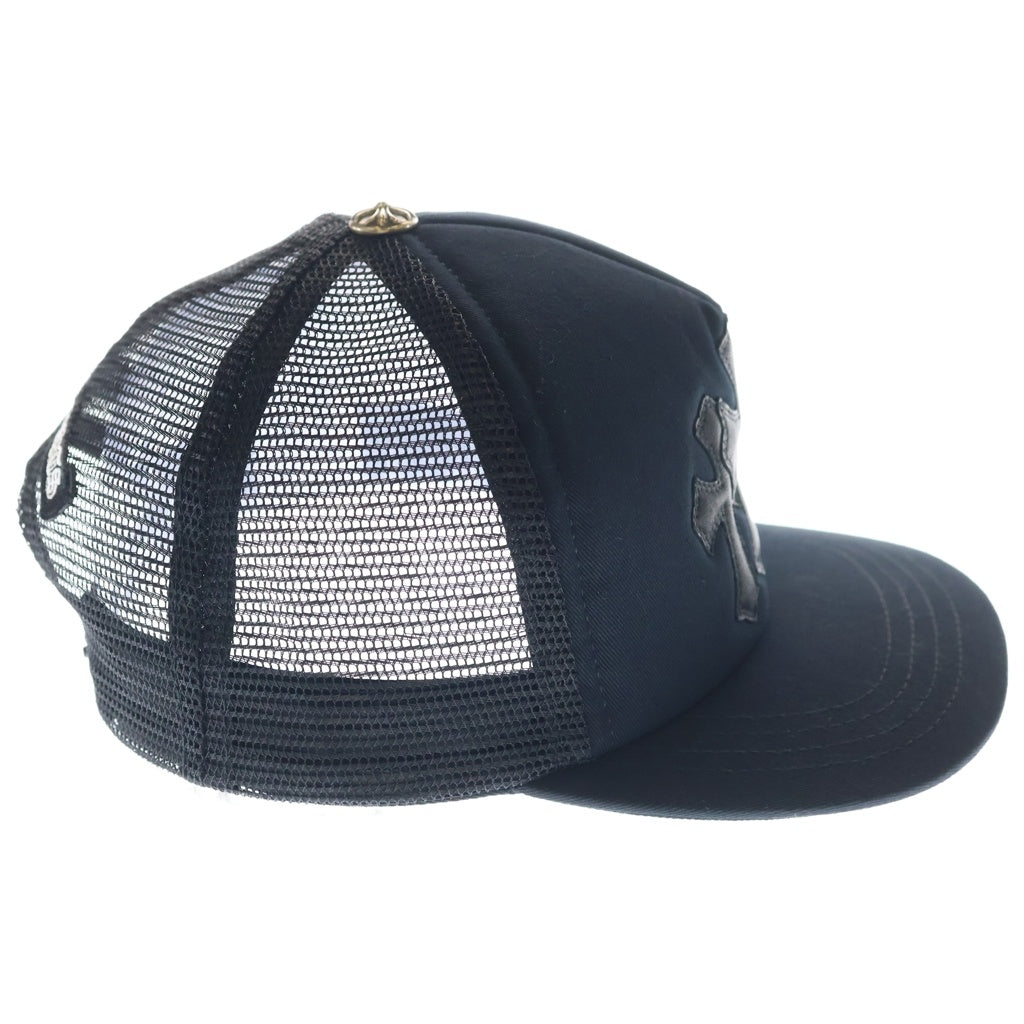 CHROME HEARTS(クロムハーツ) トリプルクロス3セメタリーパッチ トラッカーキャップ ブラック