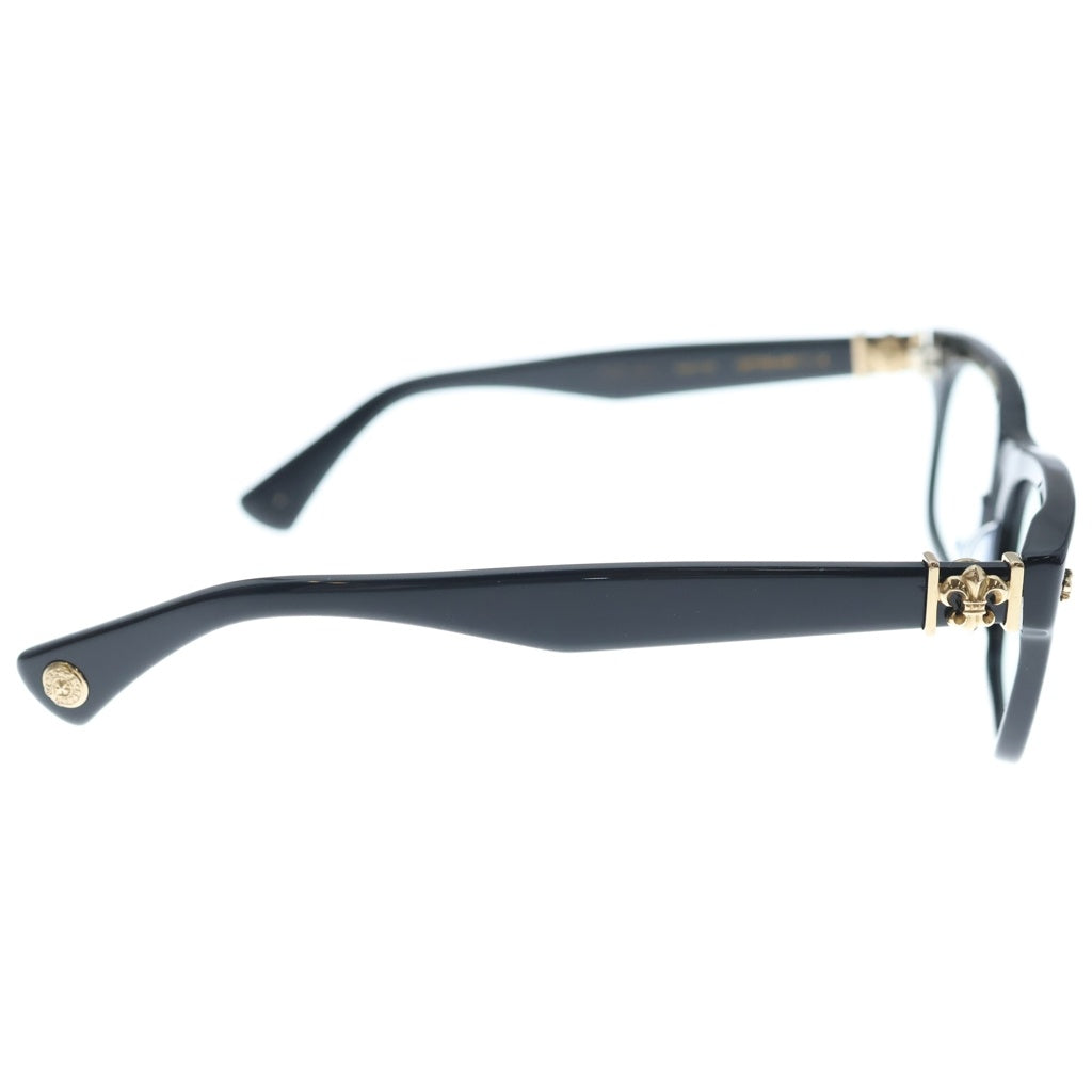 CHROME HEARTS(クロムハーツ) BSフレアテンプル ウェリントン サングラス メガネ アイウェア ブラック/ゴールド GITTIN ANY?-A