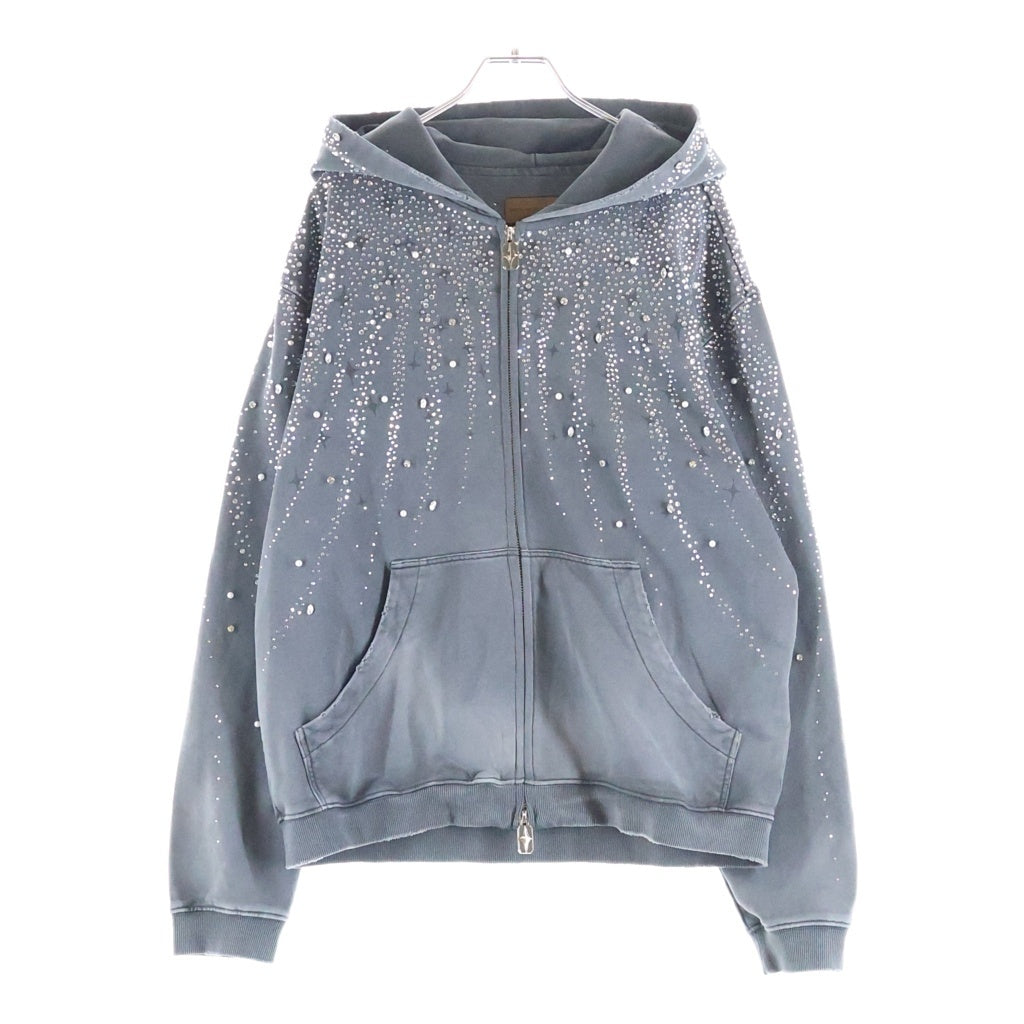 BIRTH OF ROYAL CHILD(バースオブロイヤルチャイルド) DIAMOND HOODIE ライトストーン ジップアップ フーディー