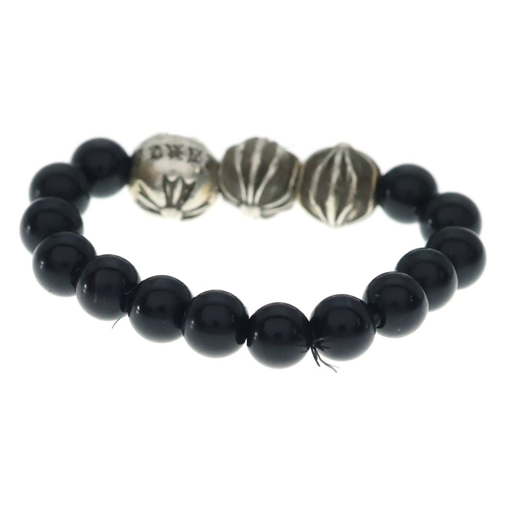 CHROME HEARTS(クロムハーツ) BEAD RING ビーズリング ブラック/シルバー