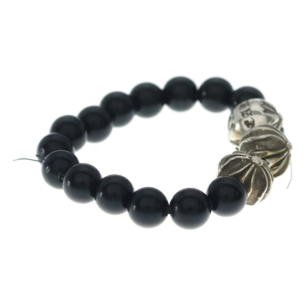 CHROME HEARTS(クロムハーツ) BEAD RING ビーズリング ブラック/シルバー