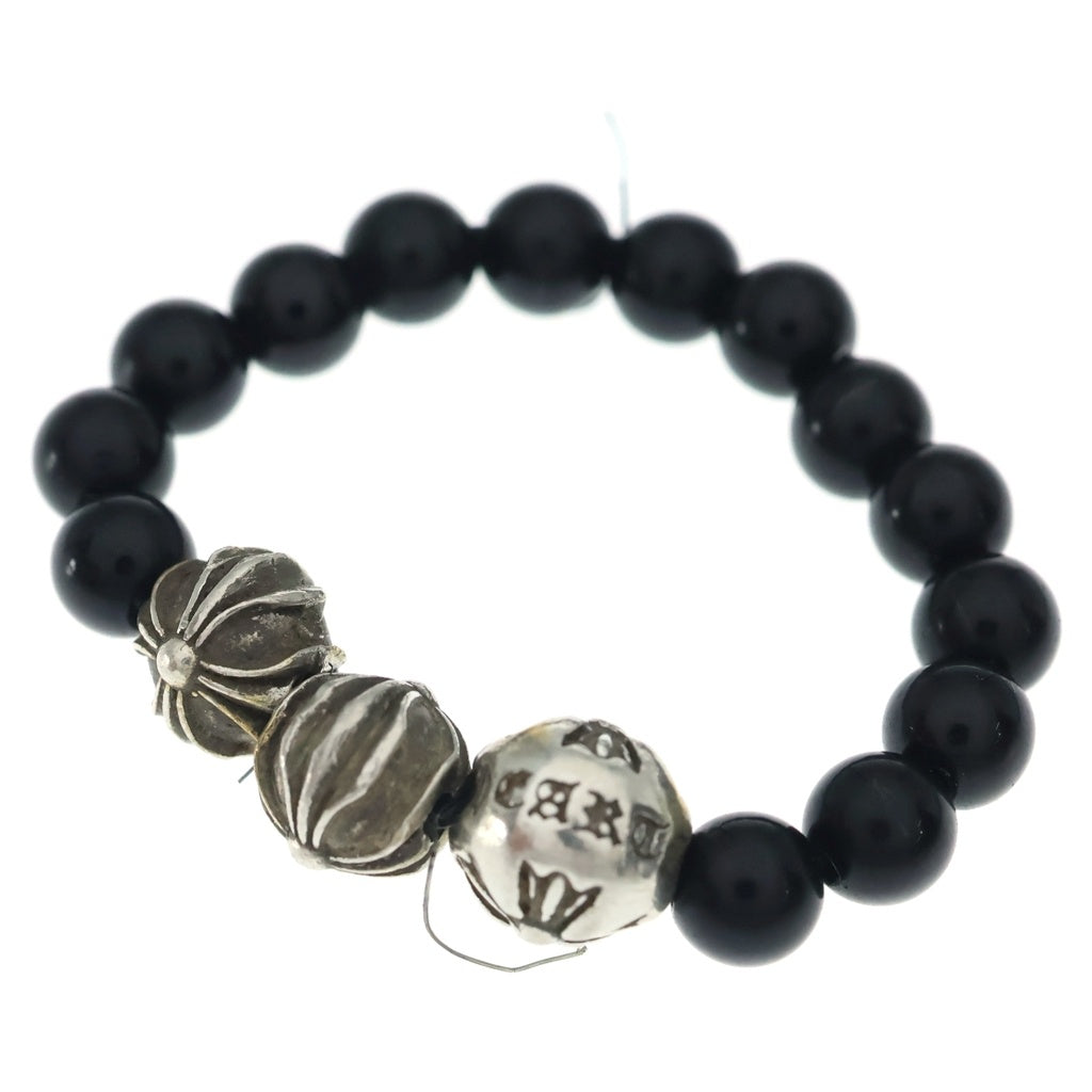 CHROME HEARTS(クロムハーツ) BEAD RING ビーズリング ブラック/シルバー