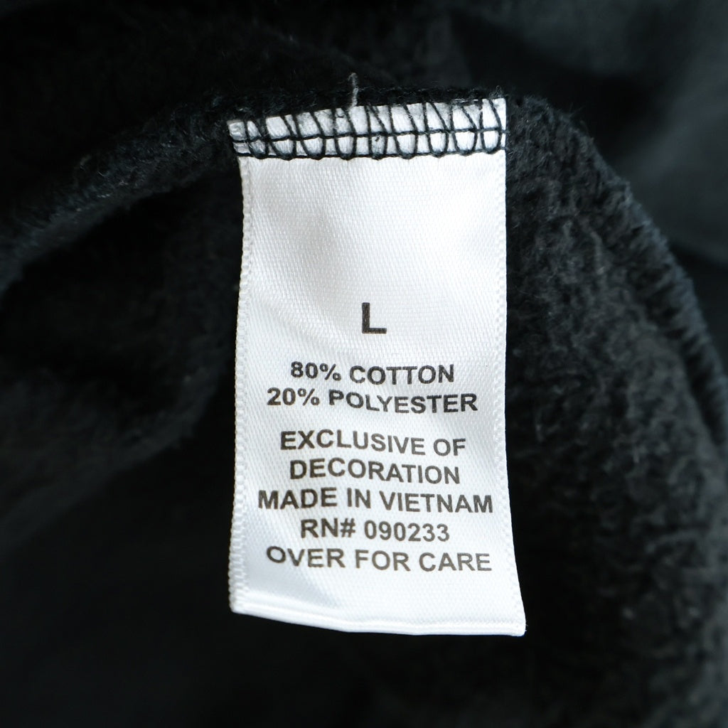 FEAR OF GOD ESSENTIALS(フィアオブゴッド エッセンシャルズ) 21SS BACK LOGO HOODIE バックラバーロゴ プルオーバースウェットパーカー ブラック