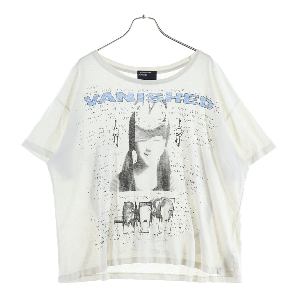 ENFANTS RICHES DEPRIMES(アンファンリッシュデプリメ) BUDDHIST UNCLE T-SHIRT ブッタモチーフ クルーネック半袖カットソーTシャツ ホワイト