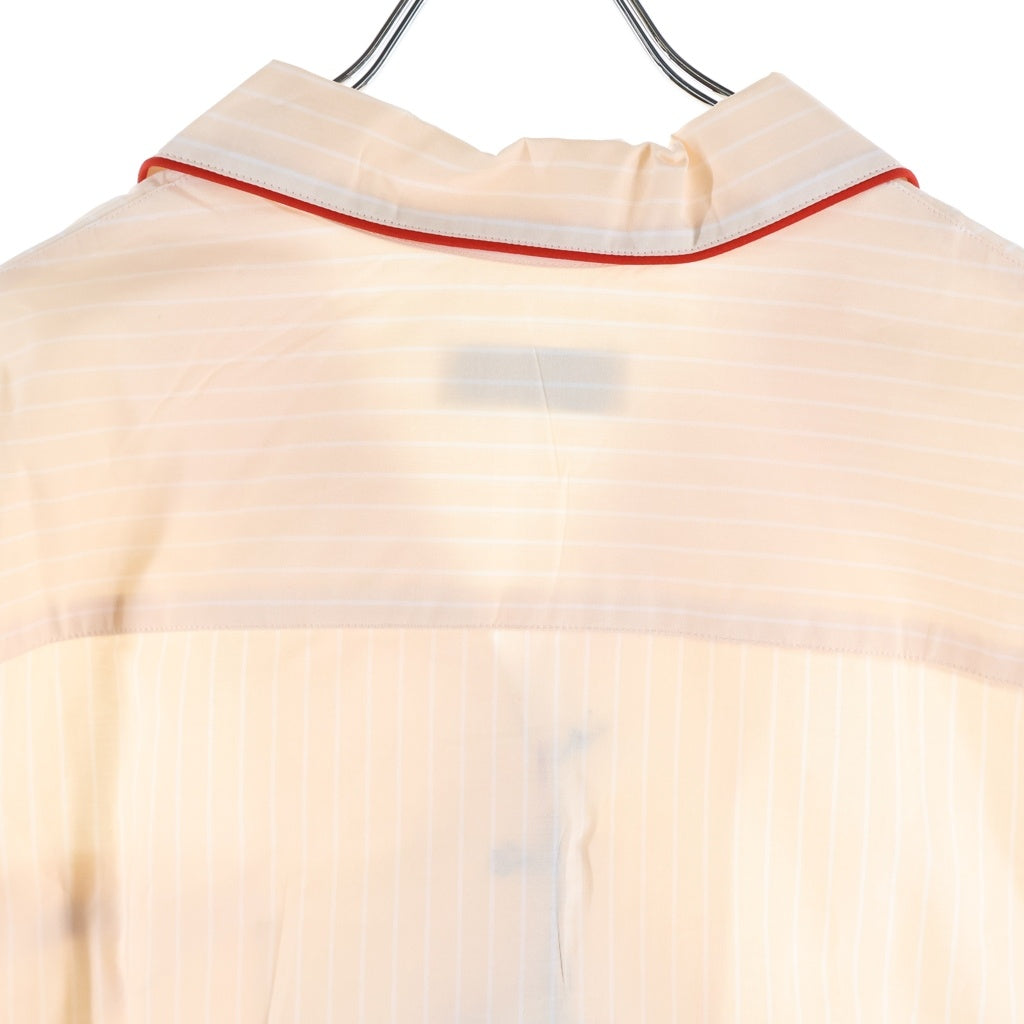 miumiu(ミュウミュウ) 24SS クロップドパジャマシャツ ピンク レディース MK1815 S000 14A6