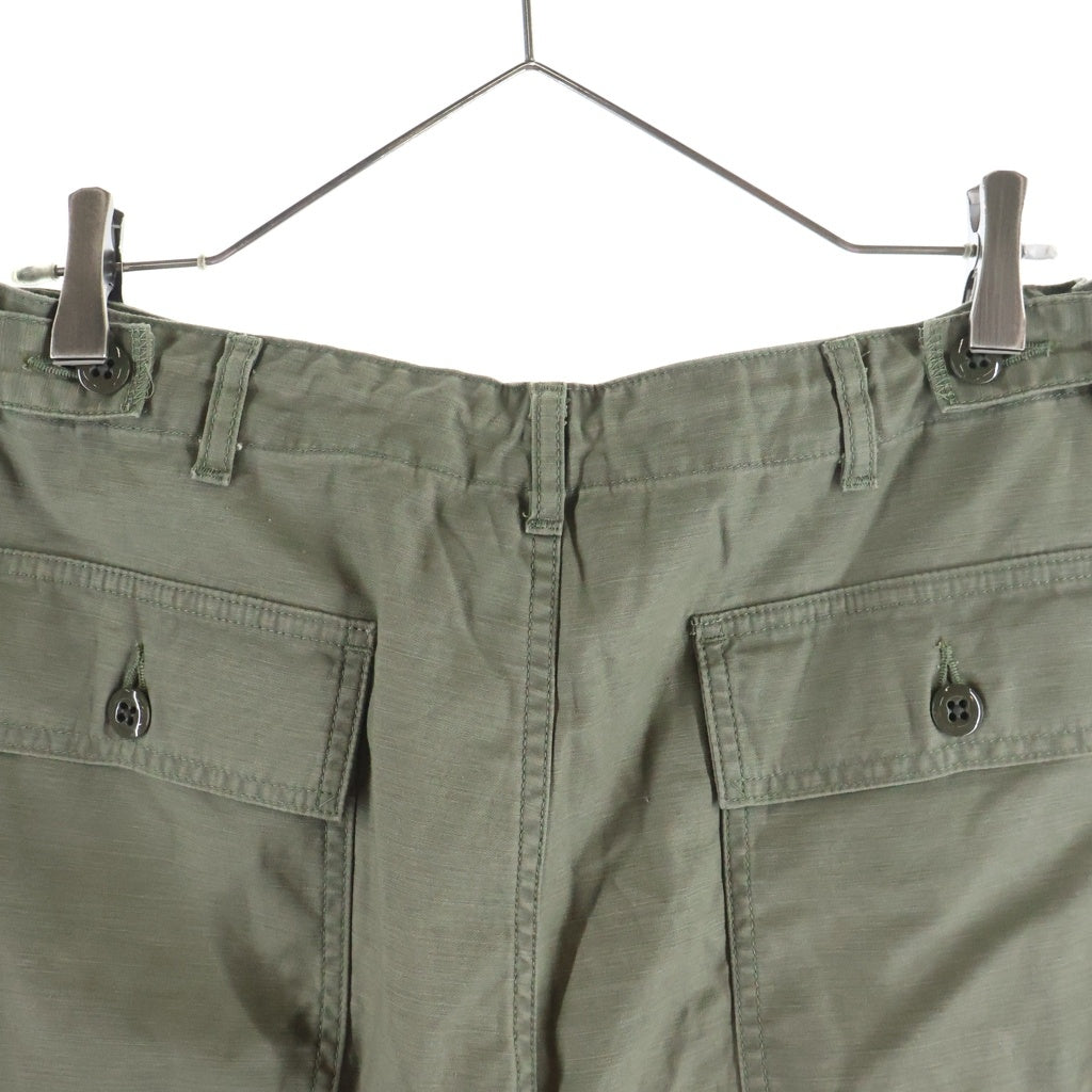 Needles(ニードルス) 24AW H.D PANTS FATIGUE ファティーグ ドローストリングワークパンツ カーキ PU246