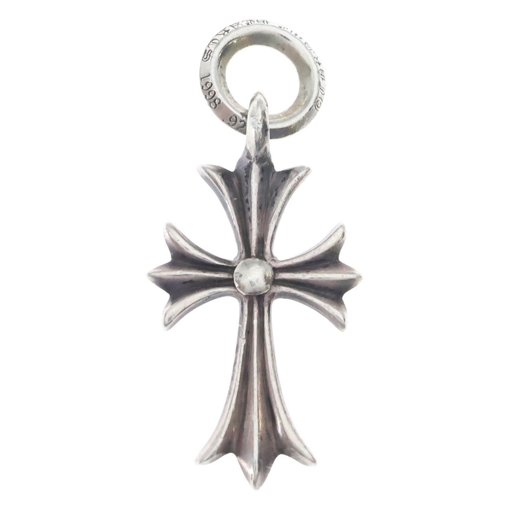 CHROME HEARTS(クロムハーツ) TINY CH CROSS タイニーCHクロス チャーム ネックレストップ シルバー BCA382