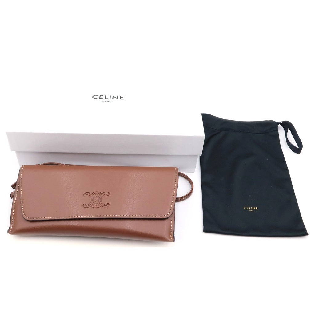 CELINE(セリーヌ) トリオンフ サイドロゴ アイウェア サングラス ブラック CL403I6U