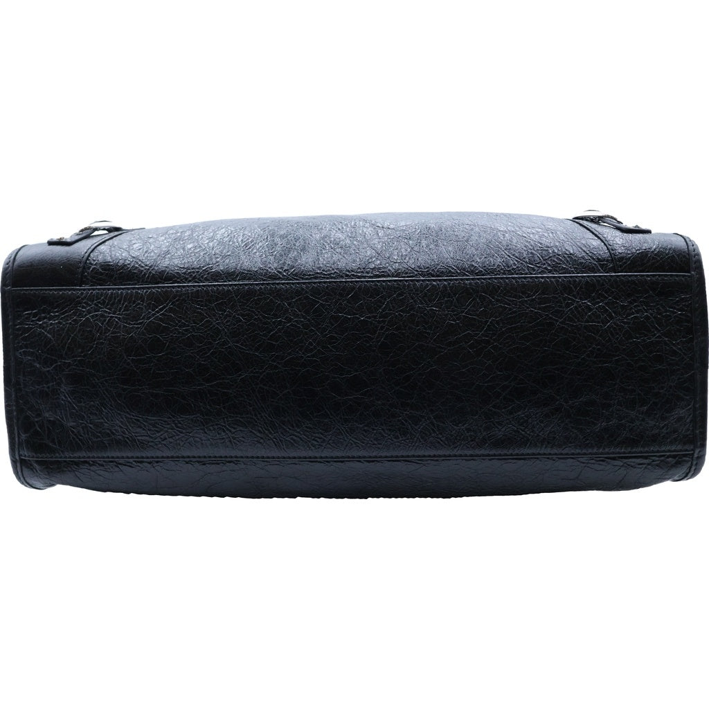 BALENCIAGA(バレンシアガ) Le City Medium ル・シティ ミディアム 2way ハンドバッグ ブラック レザー 823058 レディース