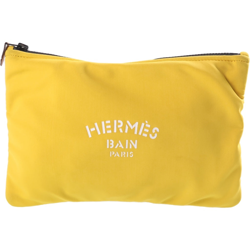 HERMES(エルメス) フラット トゥ ルース ネオバンGM ポーチ イエロー