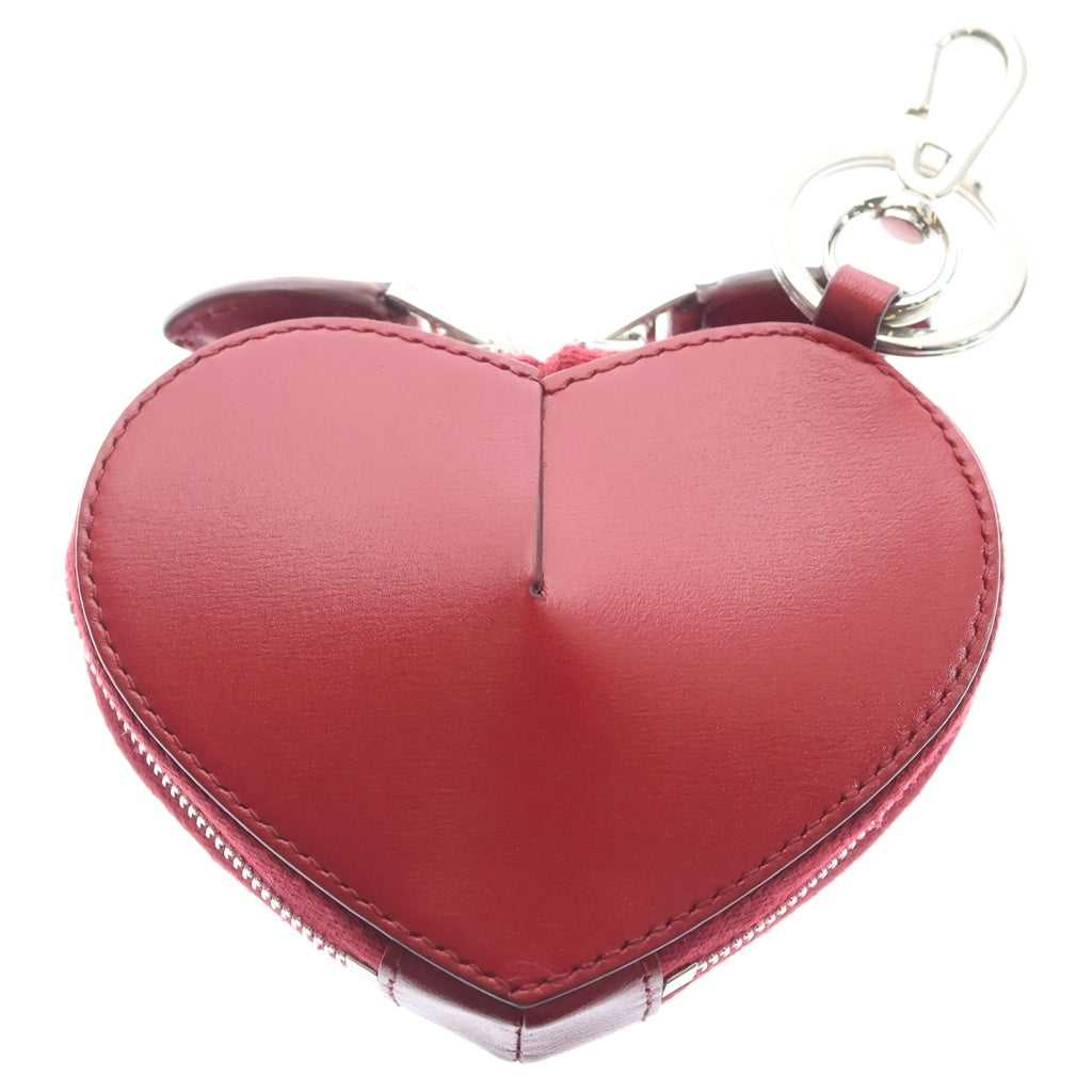 ALAIA(アライア) LE COEUR MINI ハートモチーフ レザーコインケース AA1P040C0Y75 レッド レディース