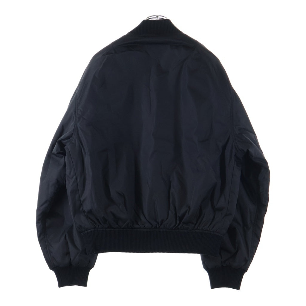 PRADA(プラダ) Re-Nylon リナイロン 三角ロゴプレート ナイロンジップアップボンバージャケット ブラック SGC824 S000 1WQ8